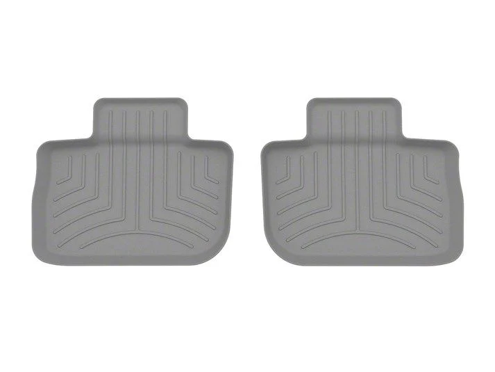 Weathertech Rear Floor Liner HP; Gray (11-23 Charger)