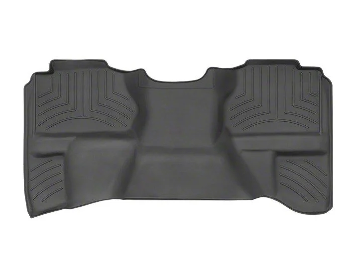 Weathertech Rear Floor Liner HP; Black (07-14 Sierra 3500 HD Extended Cab)