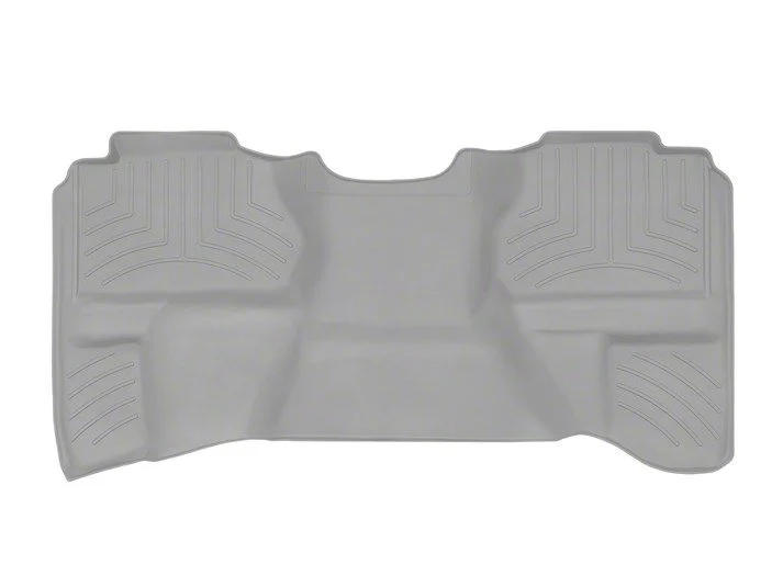 Weathertech Rear Floor Liner HP; Gray (07-14 Sierra 3500 HD Extended Cab)