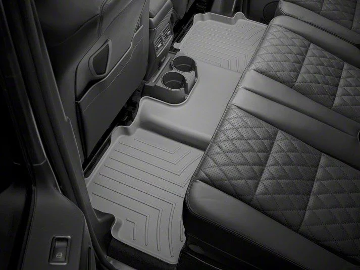Weathertech Rear Floor Liner HP; Gray (15-19 Sierra 3500 HD Crew Cab)