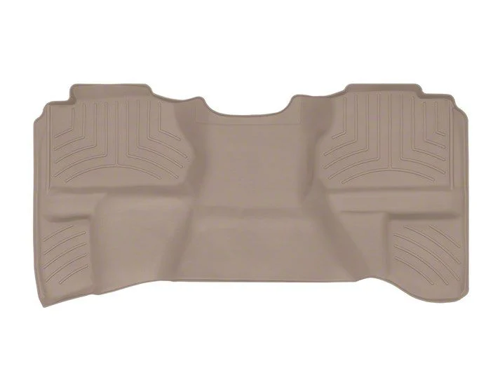 Weathertech Rear Floor Liner HP; Tan (07-14 Sierra 3500 HD Extended Cab)
