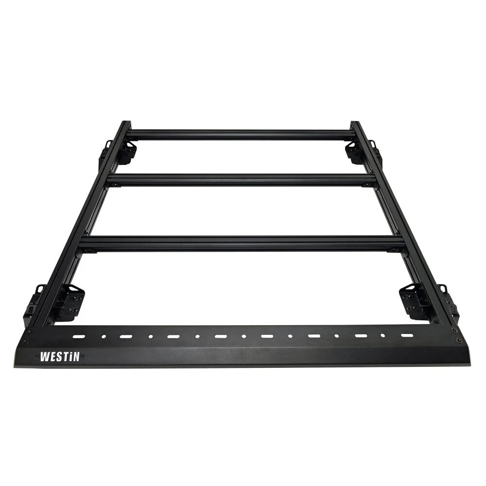 Westin 15-00075 Mesa Roof Rack Textured Black for 18-24 Jeep Wrangler JL Unlimited 4-Door