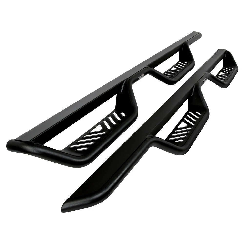 Westin 20-13295 Outlaw Drop Nerf Bars Textured Black for 07-18 Jeep Wrangler JK Unlimited 4-Door