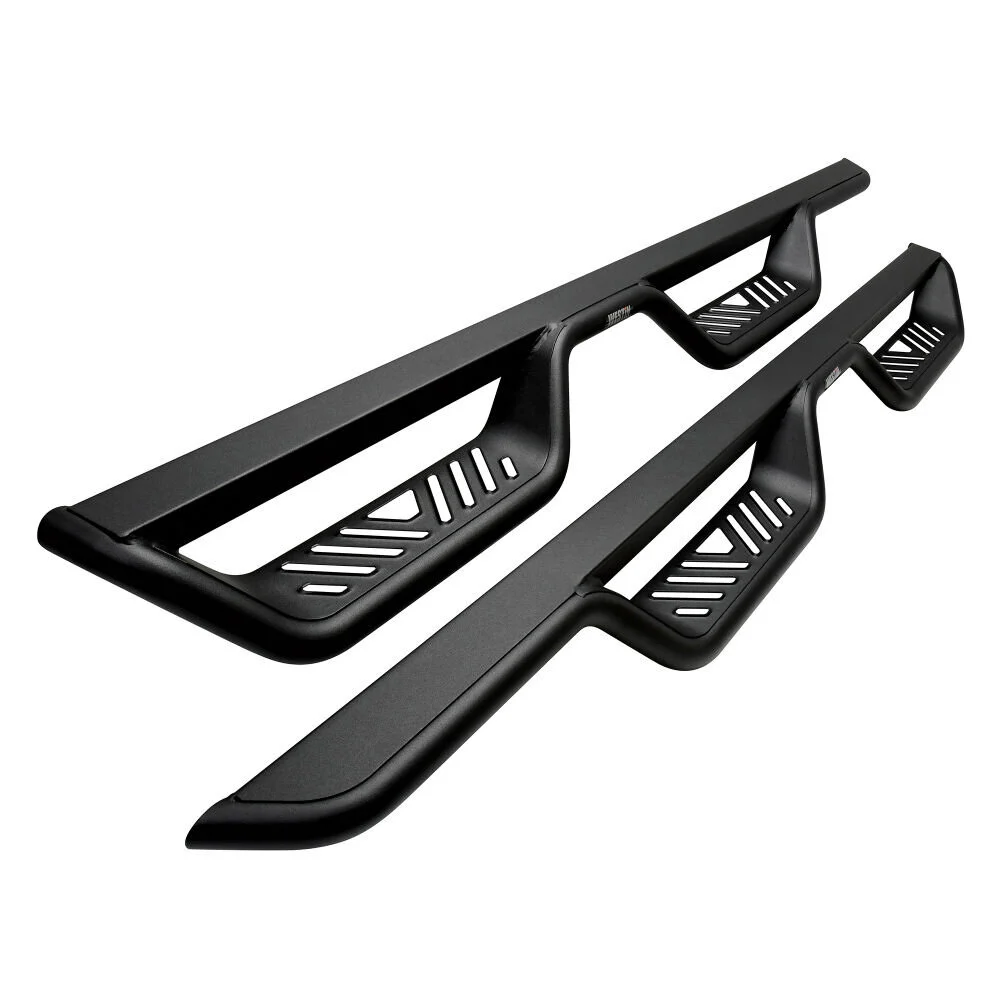 Westin 20-14065 Outlaw Drop Nerf Bars Textured Black for 18-24 Jeep Wrangler JL Unlimited 4-Door
