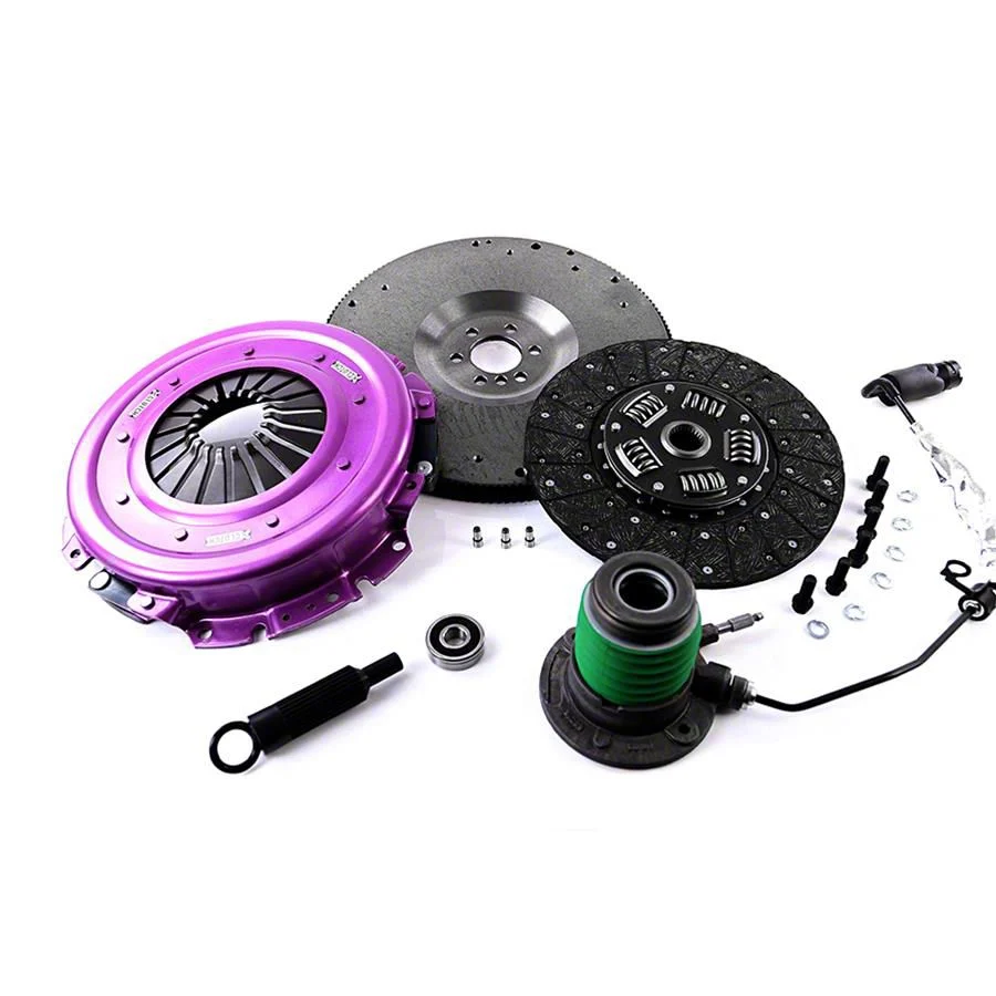 X-Clutch Stage 1 Single Sprung Organic Disc Clutch Kit with Flywheel and Hydraulic Release Bearing; 26-Spline (05-07 6.0L Corvette C6)