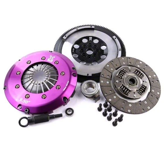 X-Clutch Stage 1 Single Sprung Organic Disc Clutch Kit with Flywheel and Hydraulic Release Bearing; 26-Spline (05-13 Corvette C6 Base; 10-13 Corvette C6 Grand Sport)