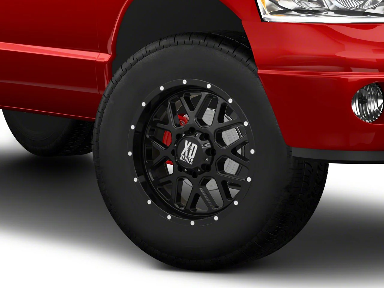 XD Grenade Gloss Black 8-Lug Wheel; 18x9; -12mm Offset (03-09 RAM 2500)