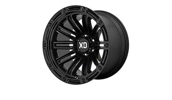 XD Double Deuce Satin Black 8-Lug Wheel; 20x12; -44mm Offset (07-10 Sierra 3500 HD SRW)
