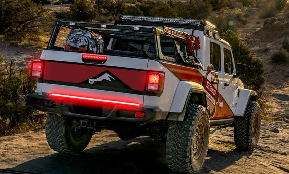 XKGLOW XK041024 48" Tailgate LED Light Bar with Sequential Turn Signal for 20-26 Jeep Gladiator JT