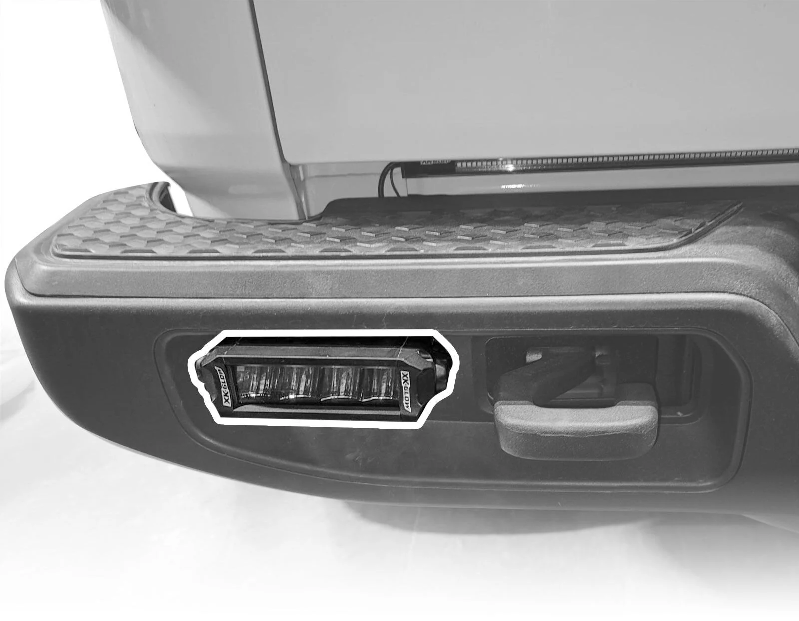 XKGLOW XK-BRC-JT-RB Rear Bumper 6" Bar Bracket for 20-25 Jeep Gladiator JT