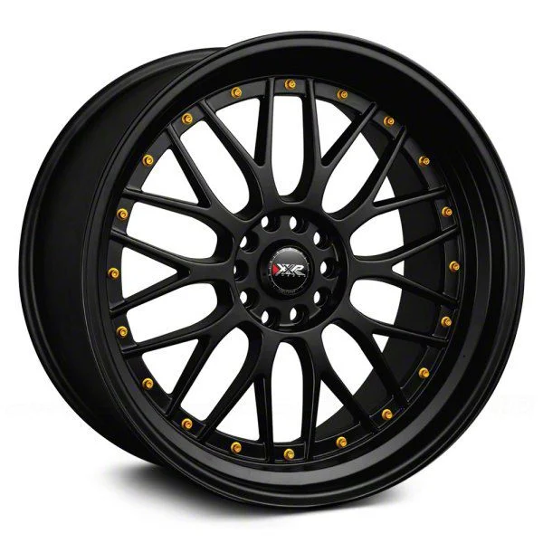 521 Black with Gold Rivets Wheel; 18x8.5; 35mm Offset (21-26 Mustang Mach-E, Excluding GT)