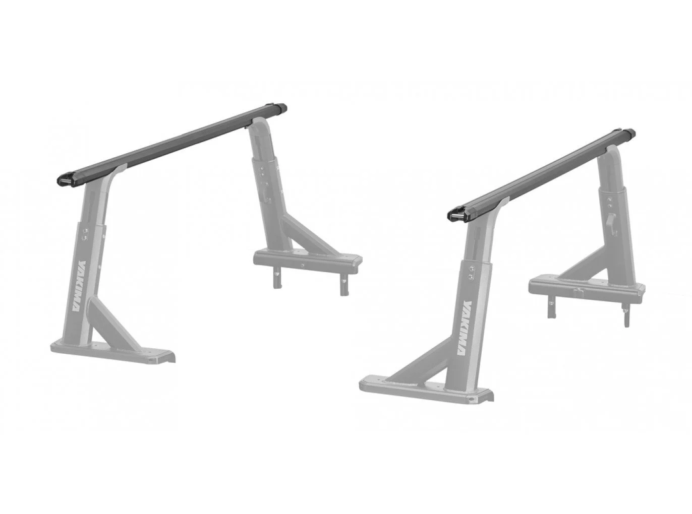 Yakima 8001156 HD Cross Bar Pair for 20-21 Jeep Gladiator JT with Yakima Truck Bed Rack Towers
