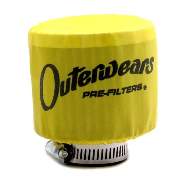 Yellow Outerwear Prefilter With Top Round 3" Diameter 10-1100-04