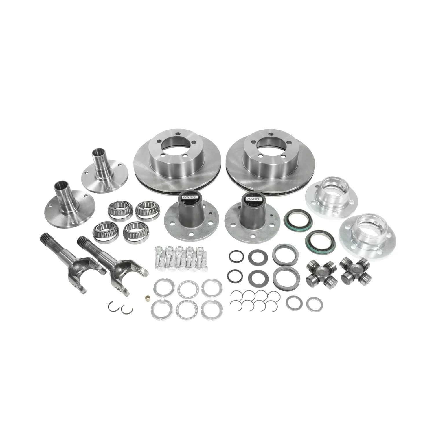 Yukon Gear & Axle  Spin Free Locking Hub Conversion Kit  for Jeep Wrangler TJ, YJ, & Cherokee XJ with Dana 44 or Dana 30 Front Axle