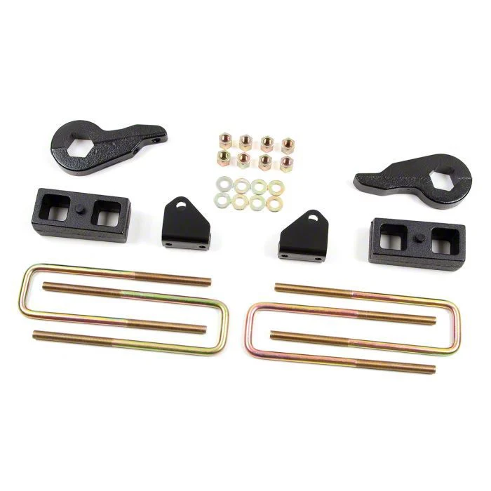 Zone Offroad 2-Inch Torsion Key Supension Lift Kit; RPO Code FT (07-10 4WD Sierra 3500 HD)
