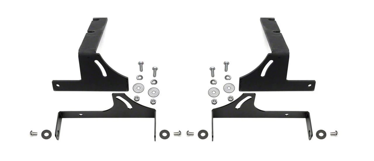 ZRoadz 6-Inch LED Light Bar Rear Bumper Mounting Brackets (15-19 6.0L Sierra 3500 HD)