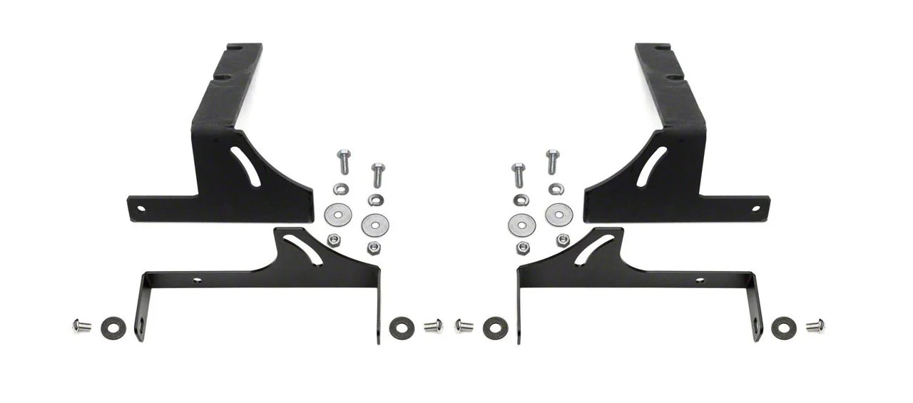 ZRoadz 6-Inch LED Light Bar Rear Bumper Mounting Brackets (15-19 6.6L Duramax Sierra 3500 HD)